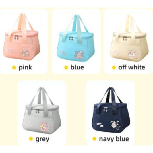 Lunch Bag RH2410 – Fun Cartoon-Style Large Flap Lunch Tote