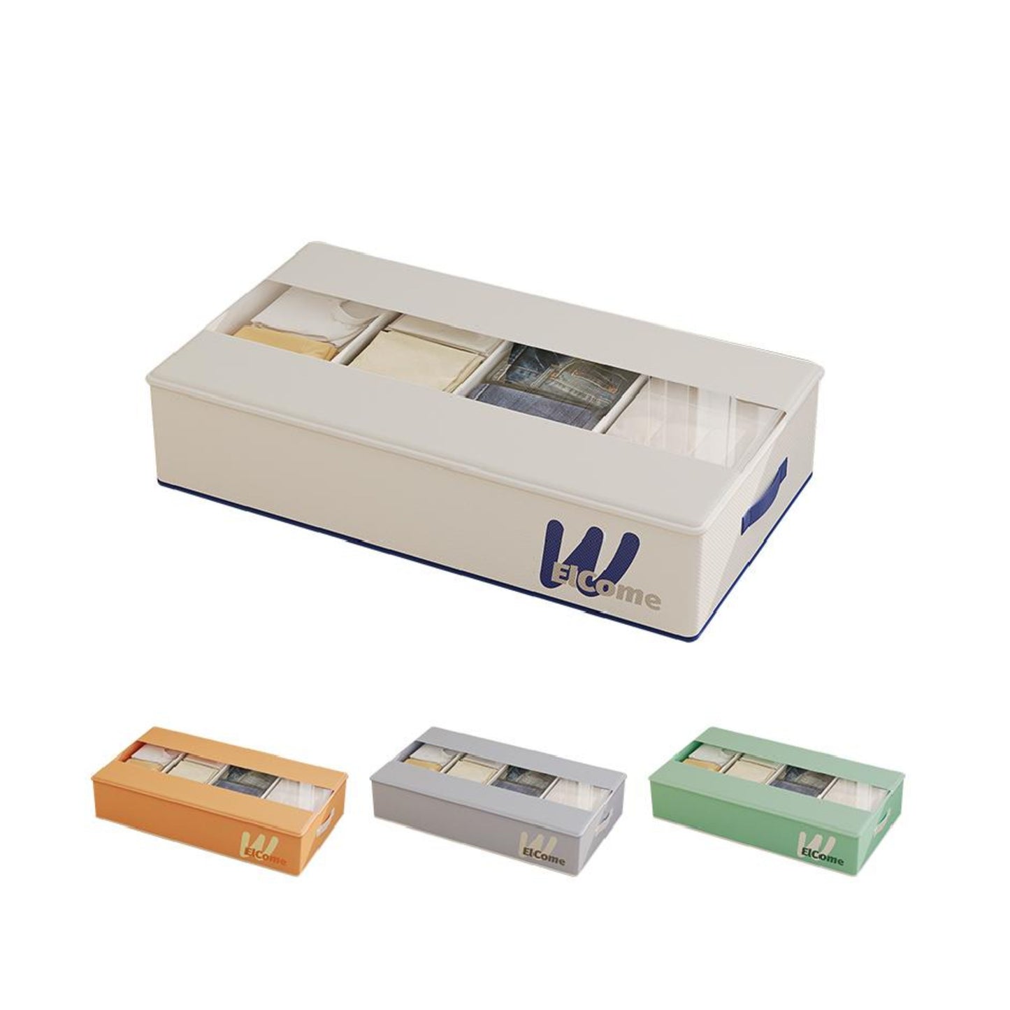 Storage Box JY2316 – Under-Bed Moisture-Resistant Organizer