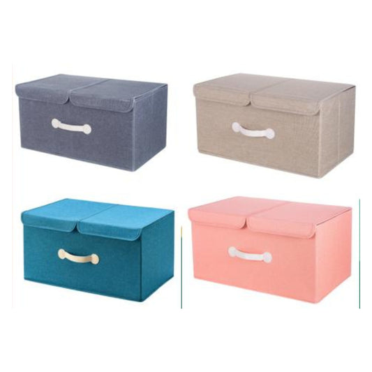 Storage Box JY030 – Dual-Lid Home Organizer in 300D Polyester