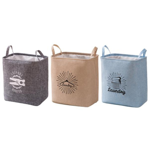 Laundry Bag 0WQ007 – Rectangular Cotton-Linen EVA Storage Bag