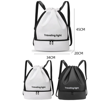 Drawstring Backpack LG0018 – Lightweight Polyester Gym Bag