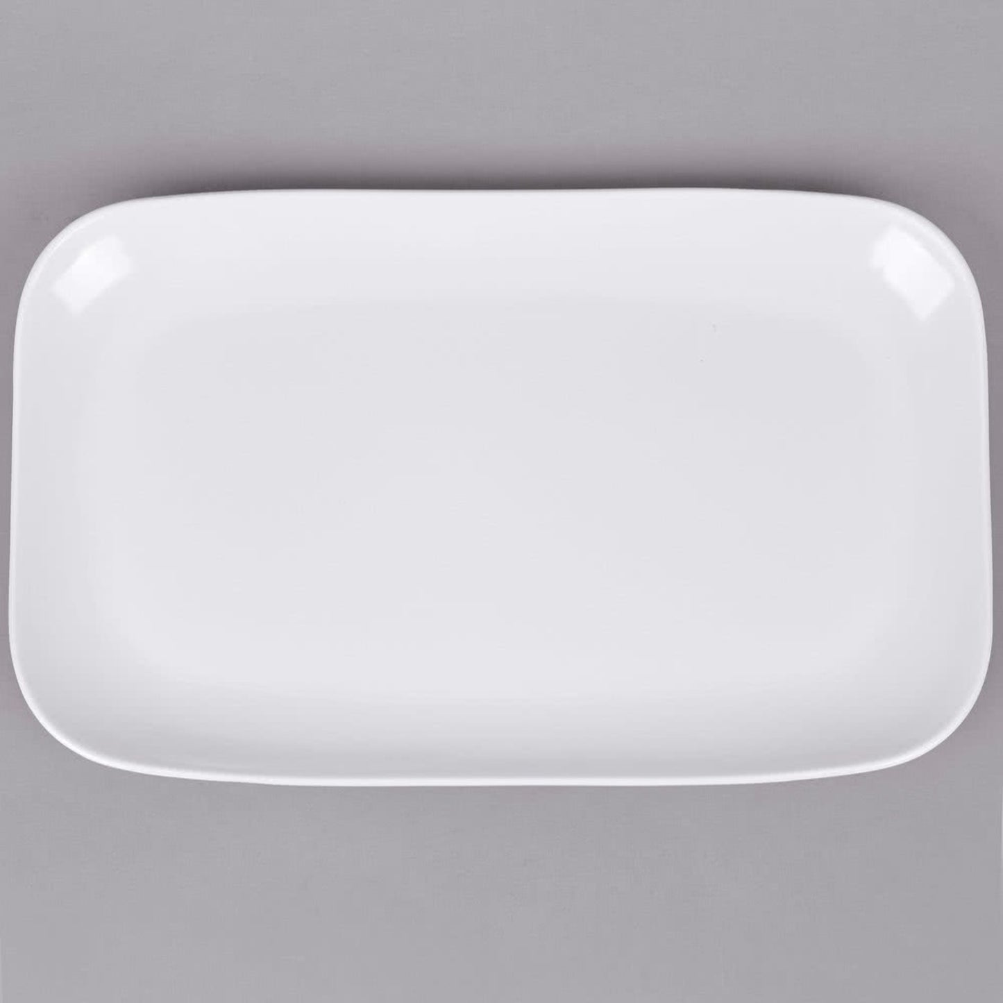 Flat-Edged Rectangular Ceramic Plate A25179