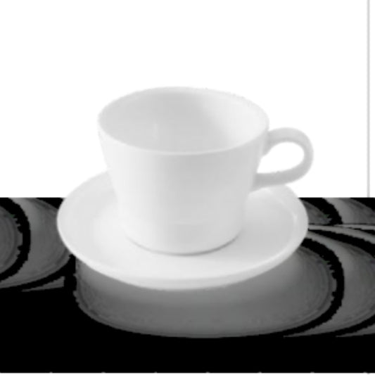 Coffee Cup and Saucer Set with Double-Handled Square Plate – A25182, A25183 & A25185