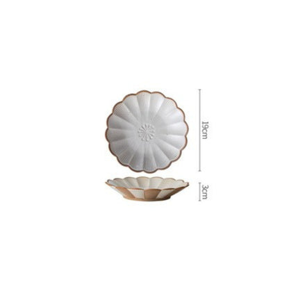 Blooming Series stoneware with floral inspiration and sculptural form
