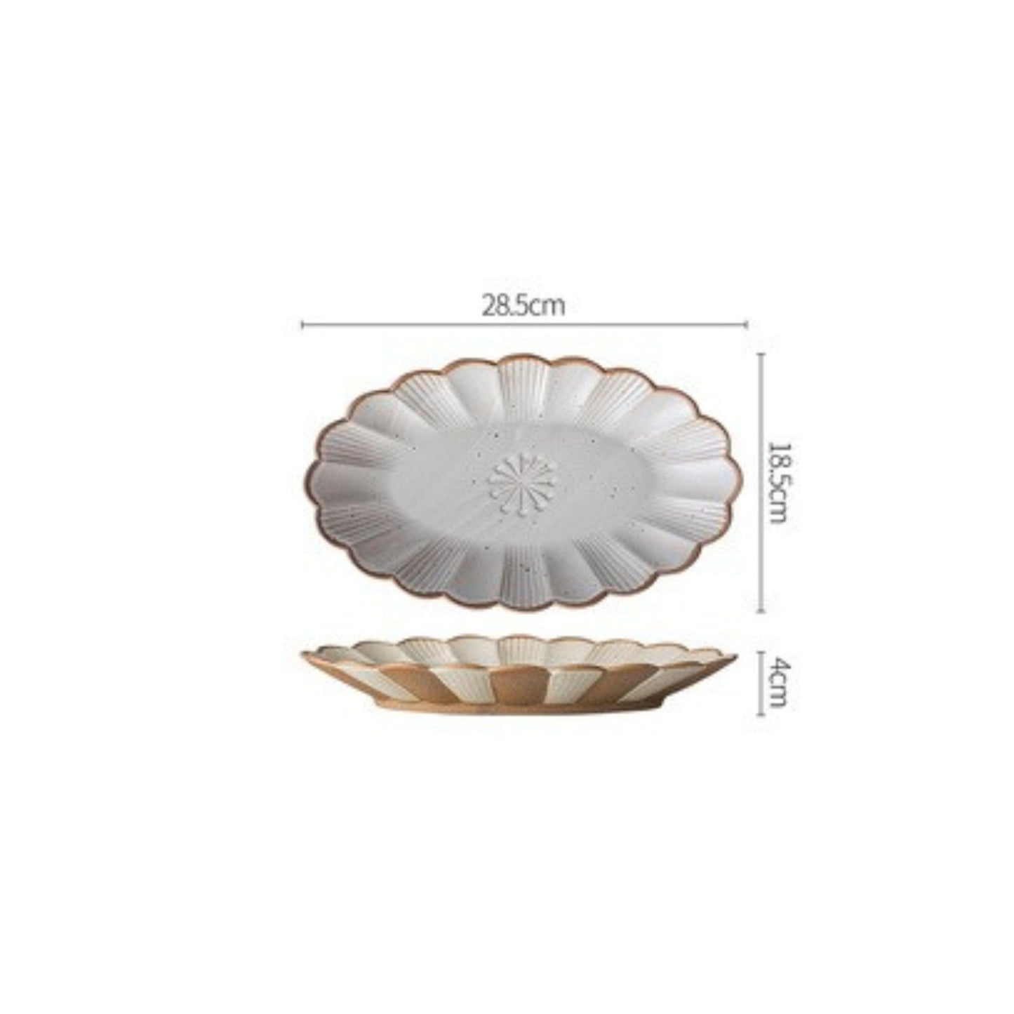 Blooming Series stoneware with floral inspiration and sculptural form