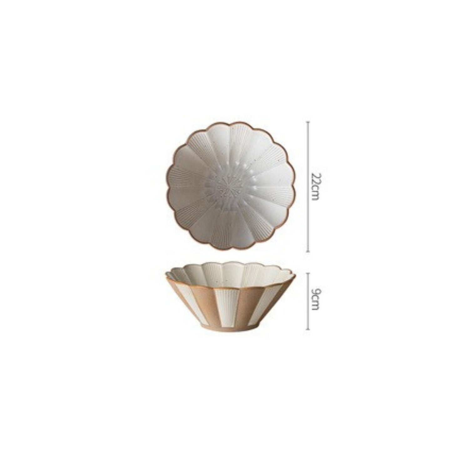 Blooming Series stoneware with floral inspiration and sculptural form