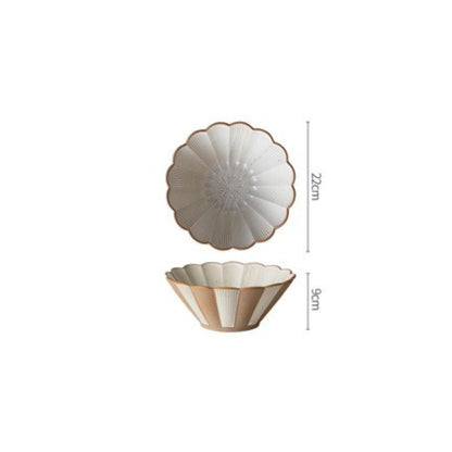 Blooming Series stoneware with floral inspiration and sculptural form