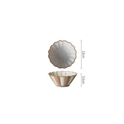 Blooming Series stoneware with floral inspiration and sculptural form