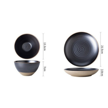 Rome Series stoneware plates and bowl with classic form and timeless appeal