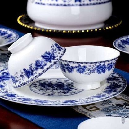 Blissful Rose bone china crockery set