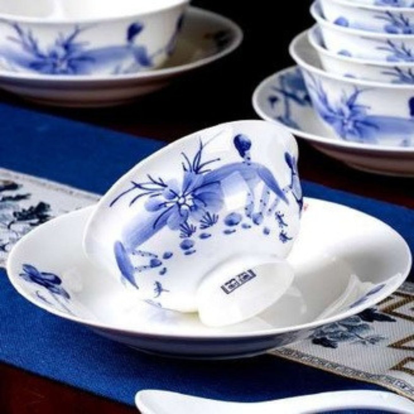 Fragrant Serenity bone china crockery set