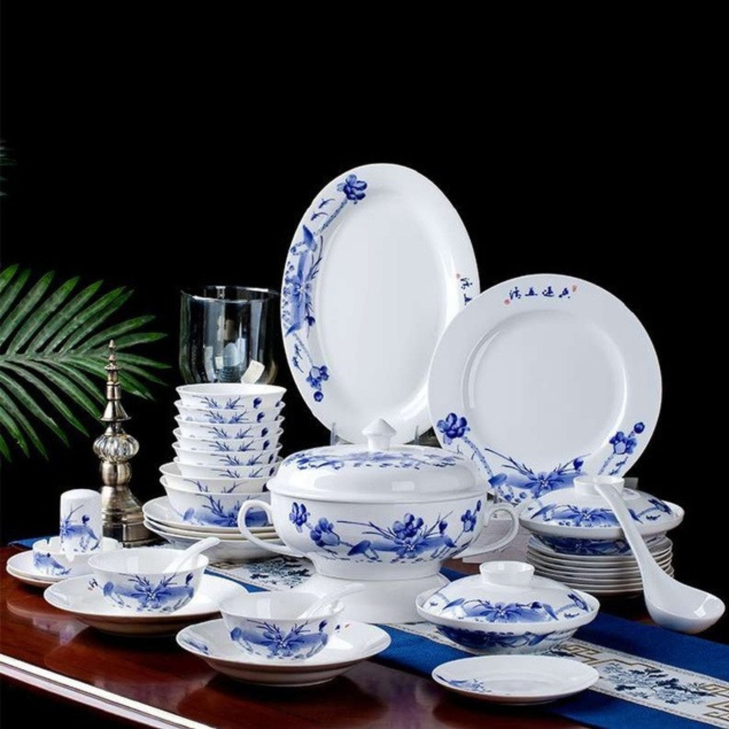 Fragrant Serenity bone china crockery set