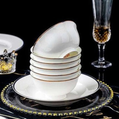 Golden Rose Elegance bone china crockery set