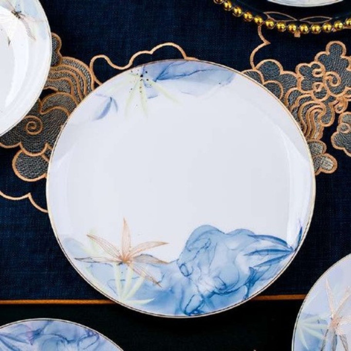 Azure Ripple bone china crockery set