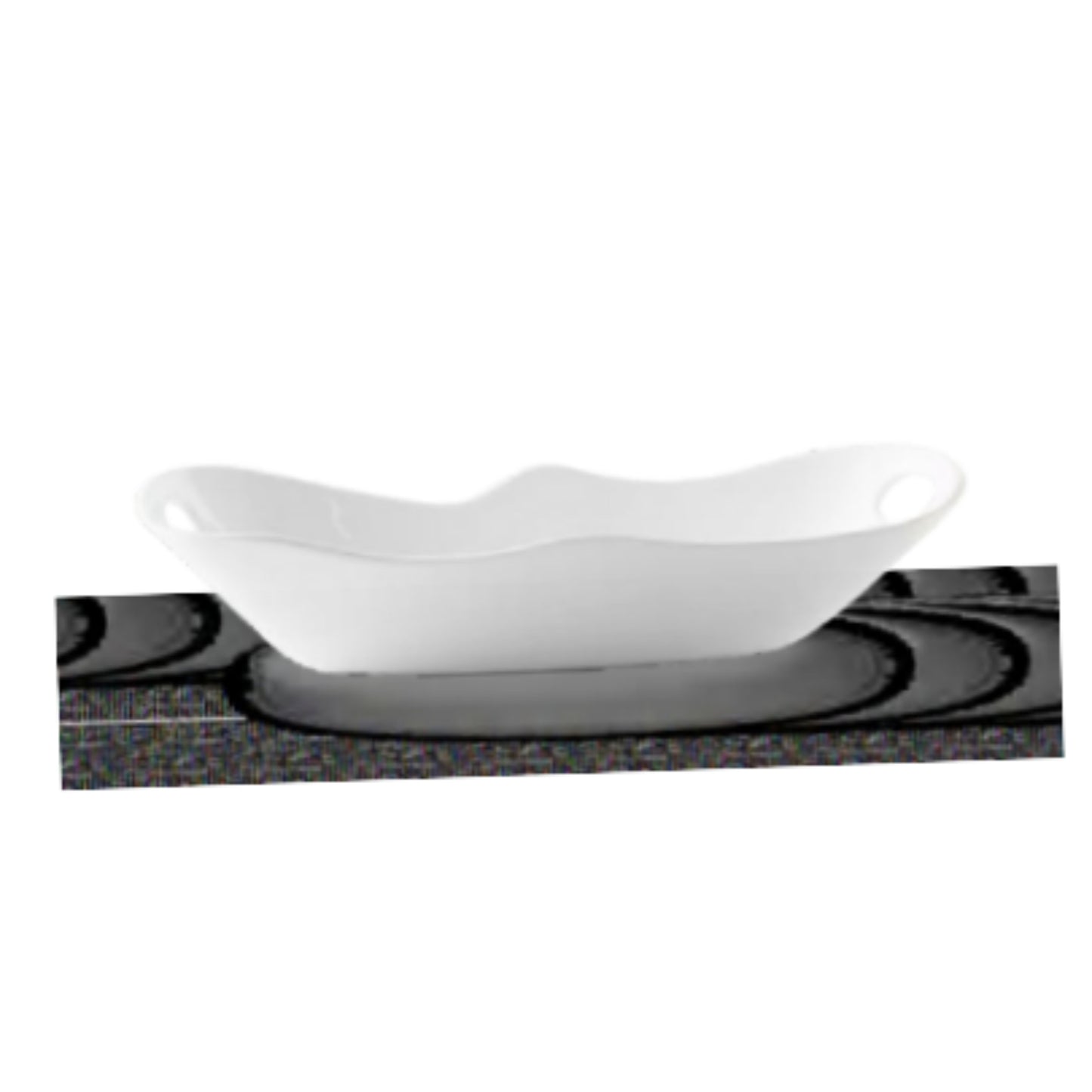 Rectangular Wavy-Edge Dish – A5039