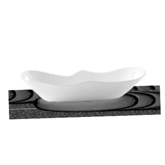 Rectangular Wavy-Edge Dish – A5039