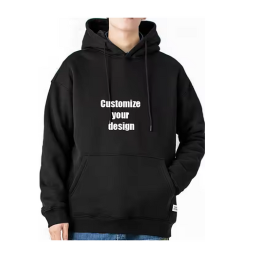 Cotton Zipper Hoodie with Silver Fox Velvet Interior