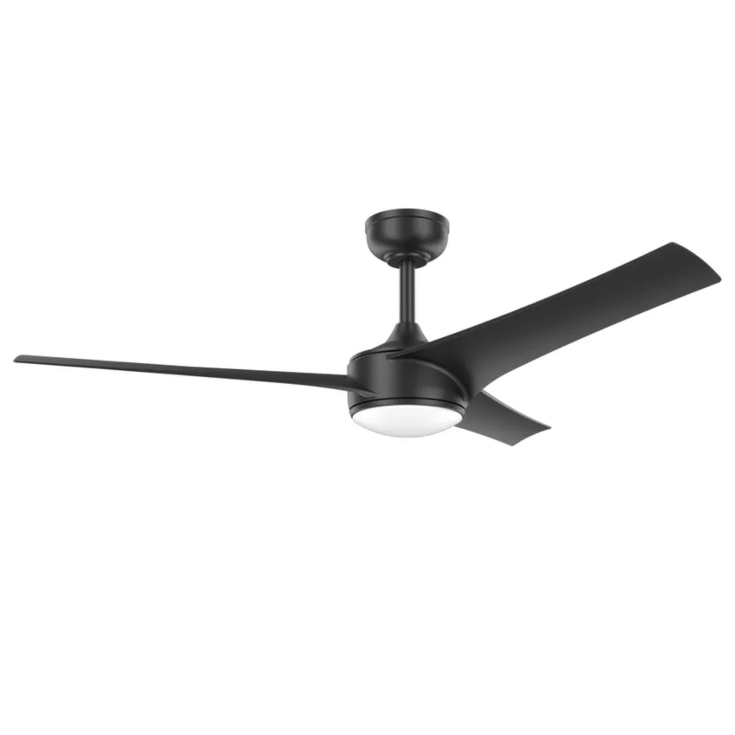 KBS-52K170 Black 3-Blade Ceiling Fan with LED Light