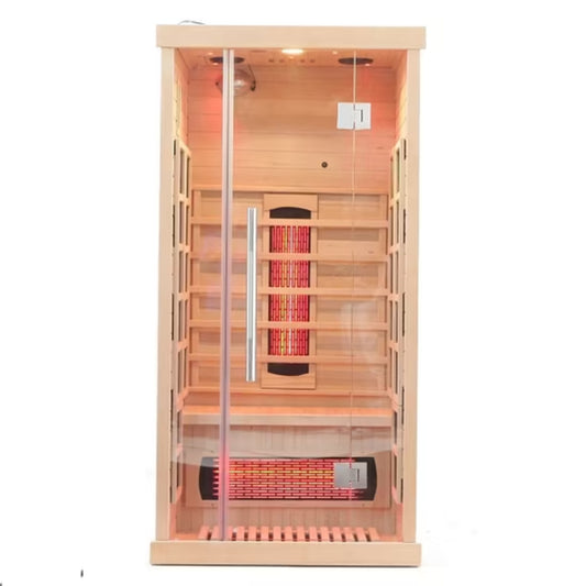 Full Spectrum Carbon Infrared Sauna Cabin SMT-011HA (1 Person Size)