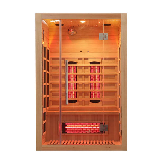 Full Spectrum Carbon Infrared Sauna Cabin SMT-021HA (2 Person Size)