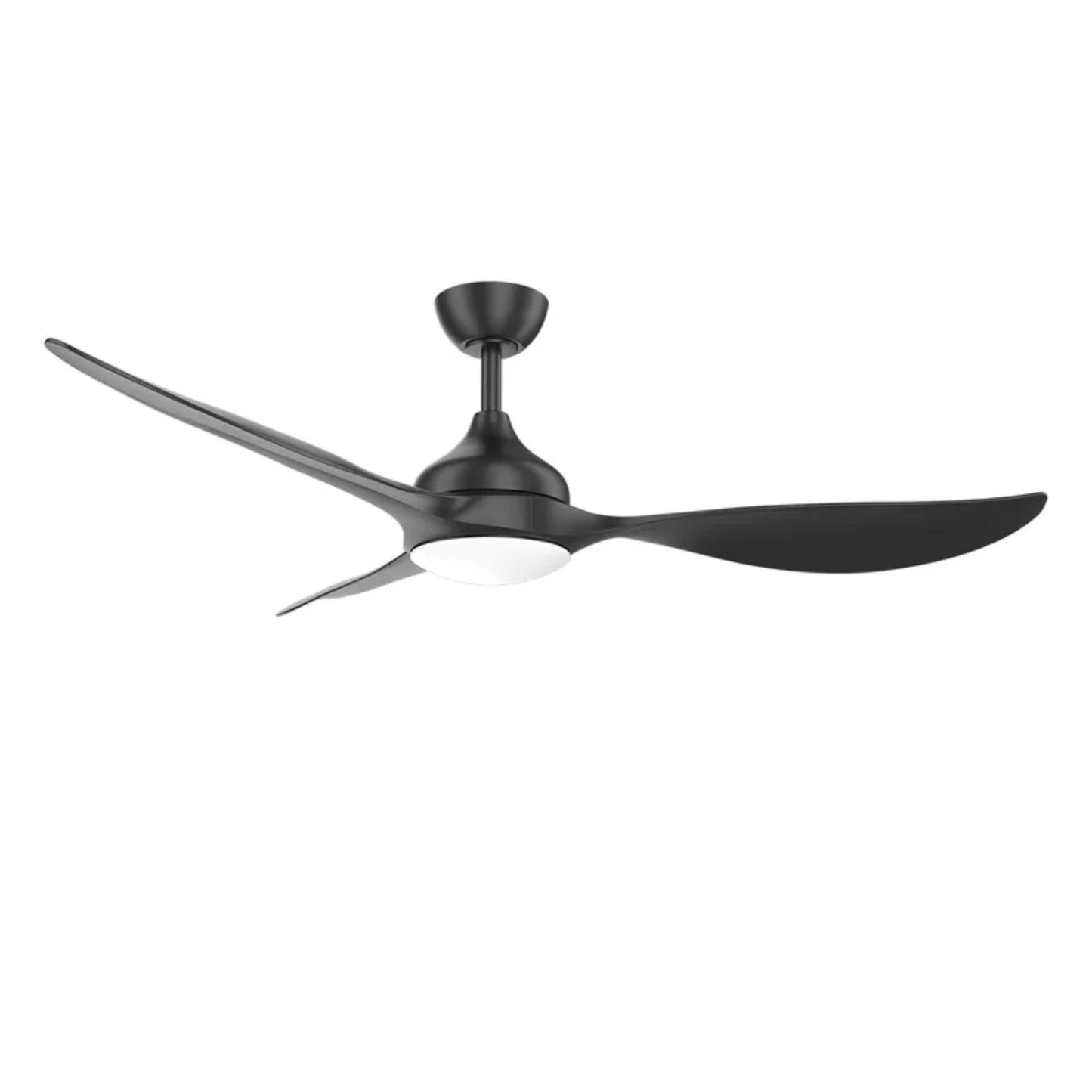 KBS-56K009 Black ABS Blade Ceiling Fan with LED Light