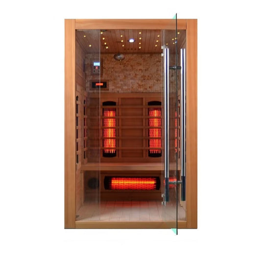 Full Spectrum Carbon Infrared Sauna Cabin SMT-021HC (2 Person Size)