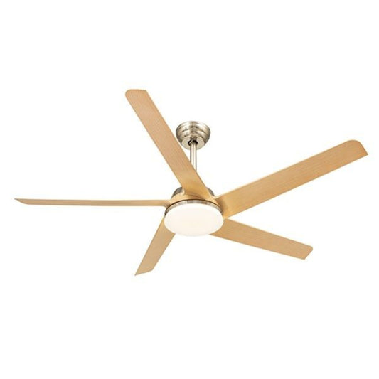 KBS-52K151 Brushed Nickel Maple Ceiling Fan with LED Light