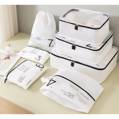 7-Piece Travel Storage Bag Set - LX0037