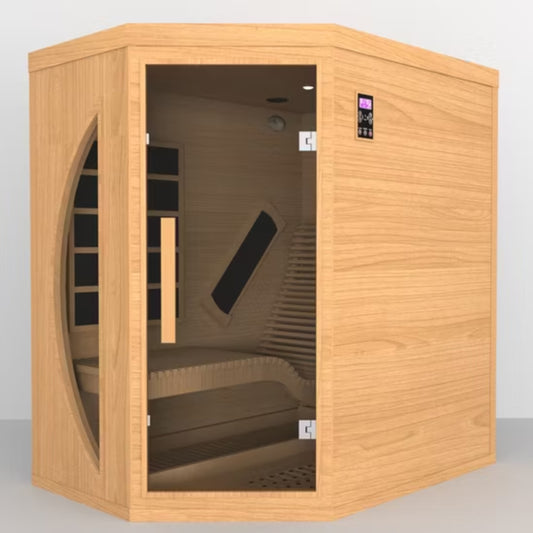 Infrared Sauna Cabin with LED Therapy – Model SMT-Relax1 (1-Person Size)