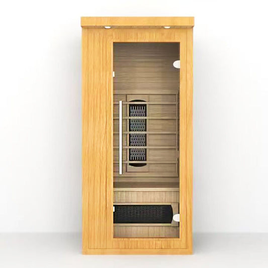 Infrared Sauna Cabin with LED Therapy – Model SMT-011HA (1-Person Size)