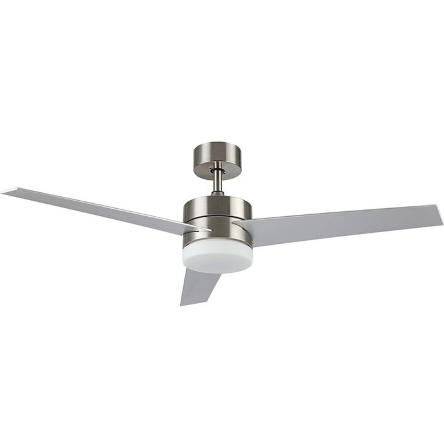 KBS-5252 Brushed Nickel Silver Plywood Ceiling Fan with LED Light