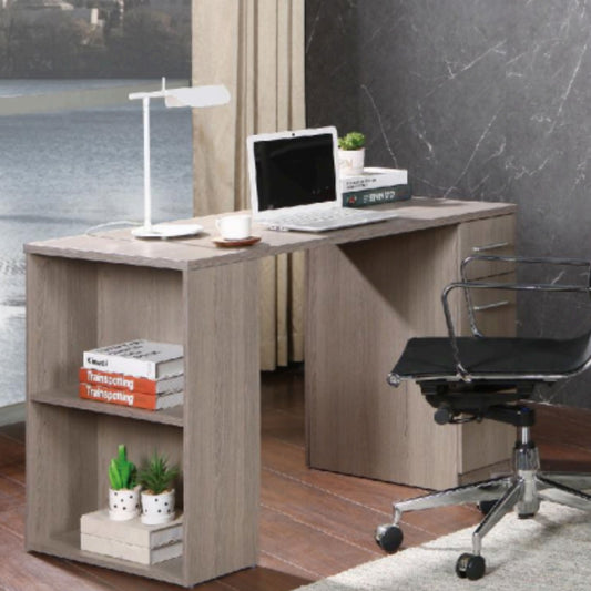Desk with L Base Shelf and Cabinet – Model 6330-581+582+591+592M(24)-3
