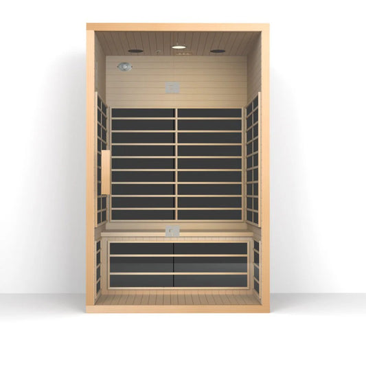 SMT-021PE 2-Person Infrared Sauna with Bluetooth Audio