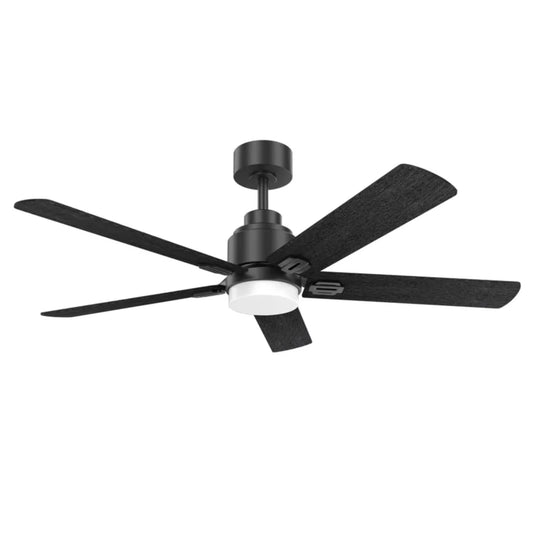 KBS-52K088 Black Plywood Blade Ceiling Fan with LED Light
