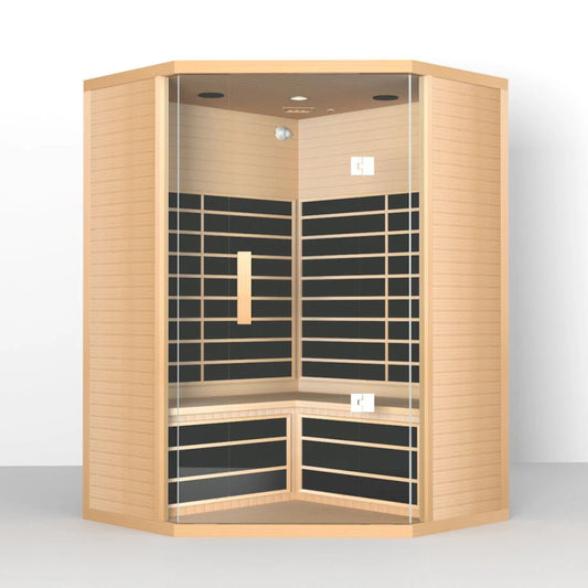SMT-043CPE & SMT-044CPE Infrared Saunas with Audio System and Tempered Glass for 3–4 Persons
