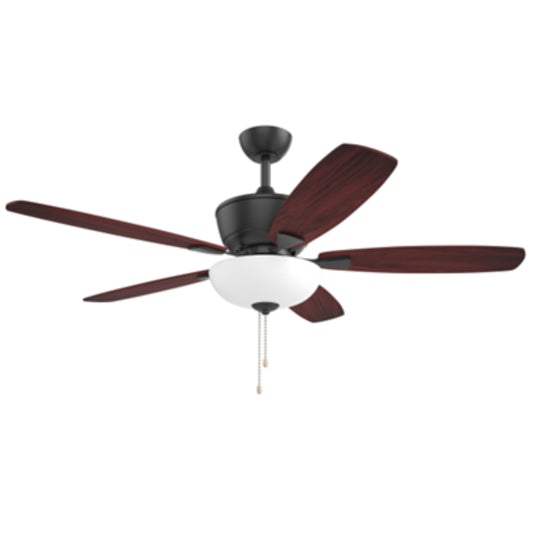 KBS-52267 Cherry Wood Glass Light Ceiling Fan