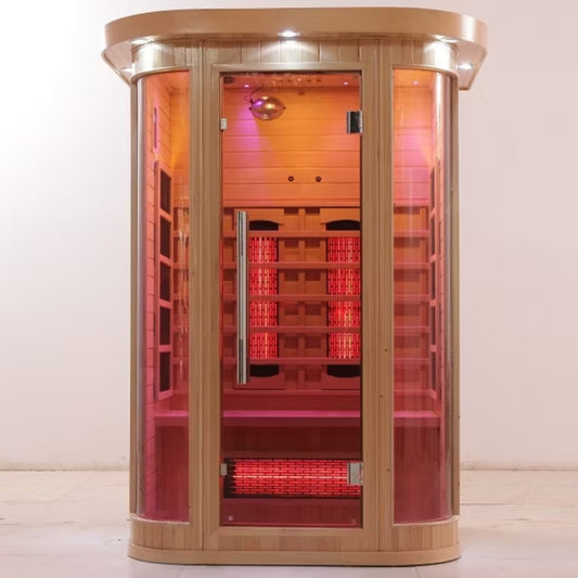 Full Spectrum Carbon Infrared Sauna Cabin SMT-021HR (2 Person Size)
