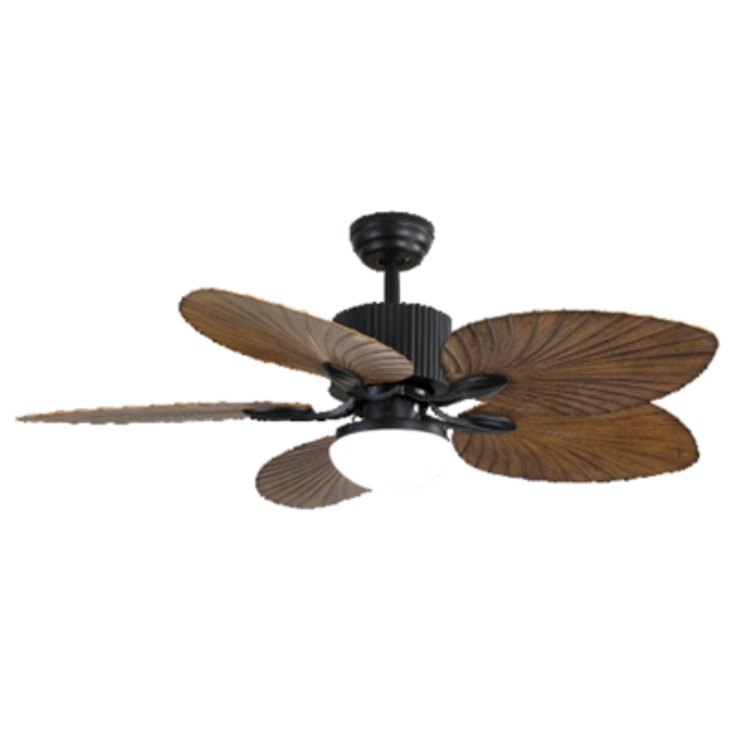 KBS-4808F Dark Yellow Blade Ceiling Fan with Glass LED Light