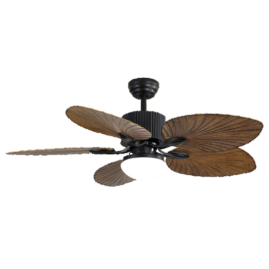 KBS-4808F Dark Yellow Blade Ceiling Fan with Glass LED Light