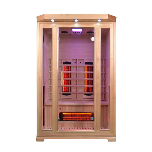 Full Spectrum Carbon Infrared Sauna Cabin SMT-021HB (2 Person Size)