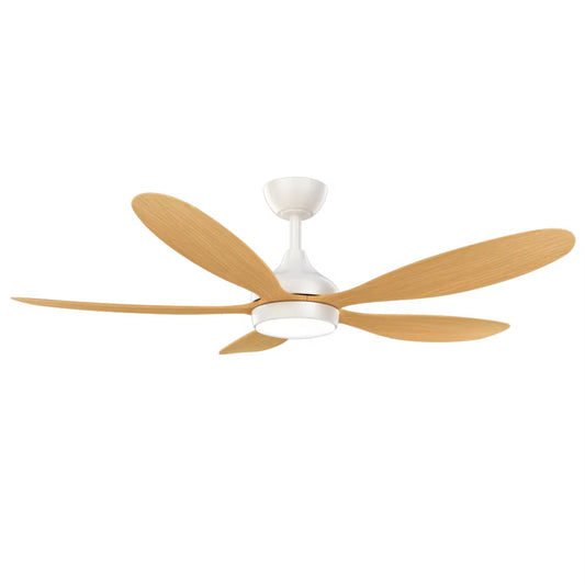 KBS-52K150 White Maple Ceiling Fan with LED and 5 Blades
