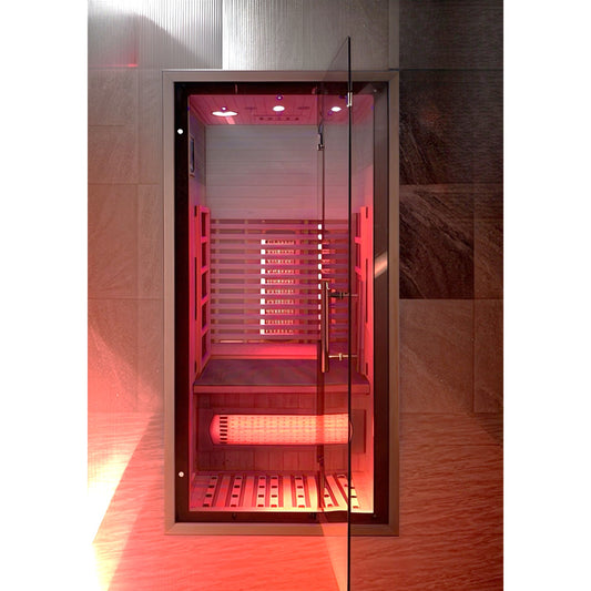 Full Spectrum Carbon Infrared Sauna Cabin SMT-011B (1 Person Size)