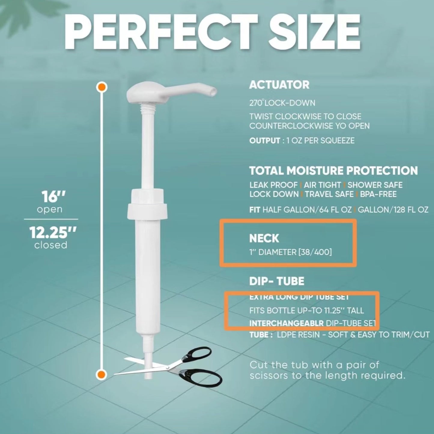 Gallon Pump Dispenser – Durable and Leak-Proof Pump for Large Bottles
