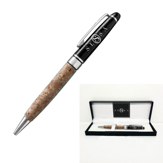 Cork Grip Ballpoint Pen – Customizable Colors & Gift Box Option