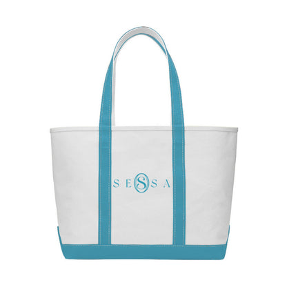 Custom Canvas Tote Bag – 16oz Polyester Cotton with Embroidered Logo
