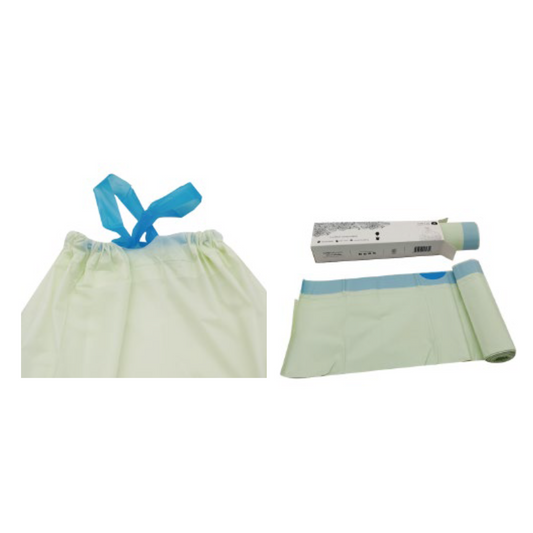Compostable Drawstring Bags – PBAT + PLA + Cornstarch Material, Customizable