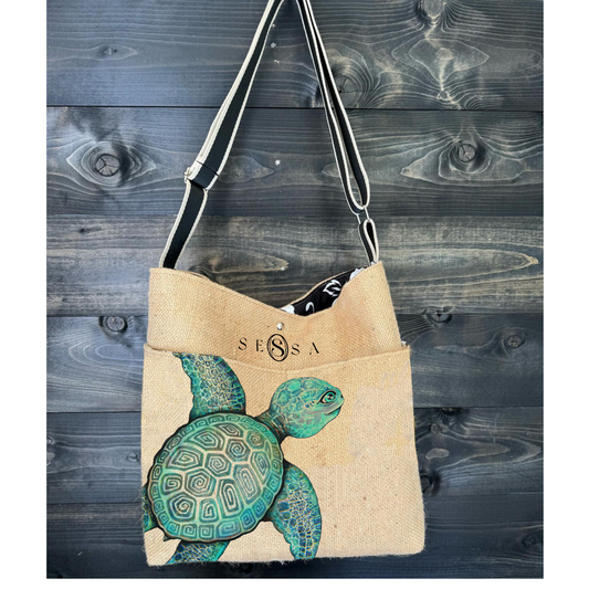 Jute Bag with Cotton Webbing – 100% Cotton