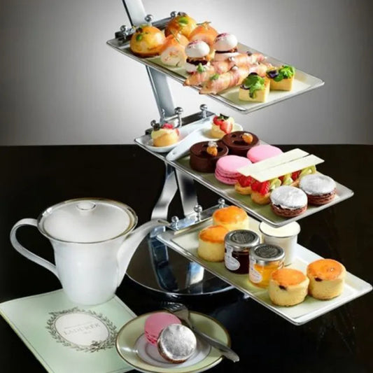 3-Tier Stainless Steel Tree Display Stand
